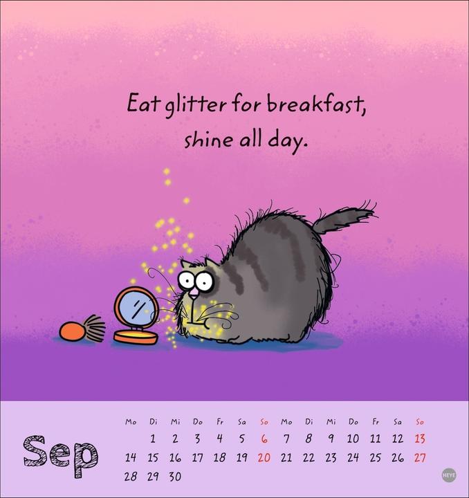 Produktbild Catzz Postkartenkalender 2026 (Postkartenformat)