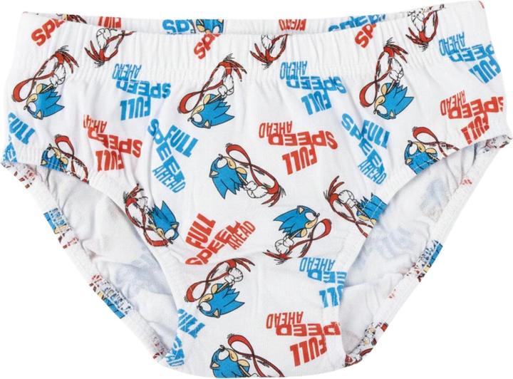 Actual product image Disney Jungen Unterwäsche-Set Single Jersey mit Kulturbeutel – Sonic (110, 5-pack)