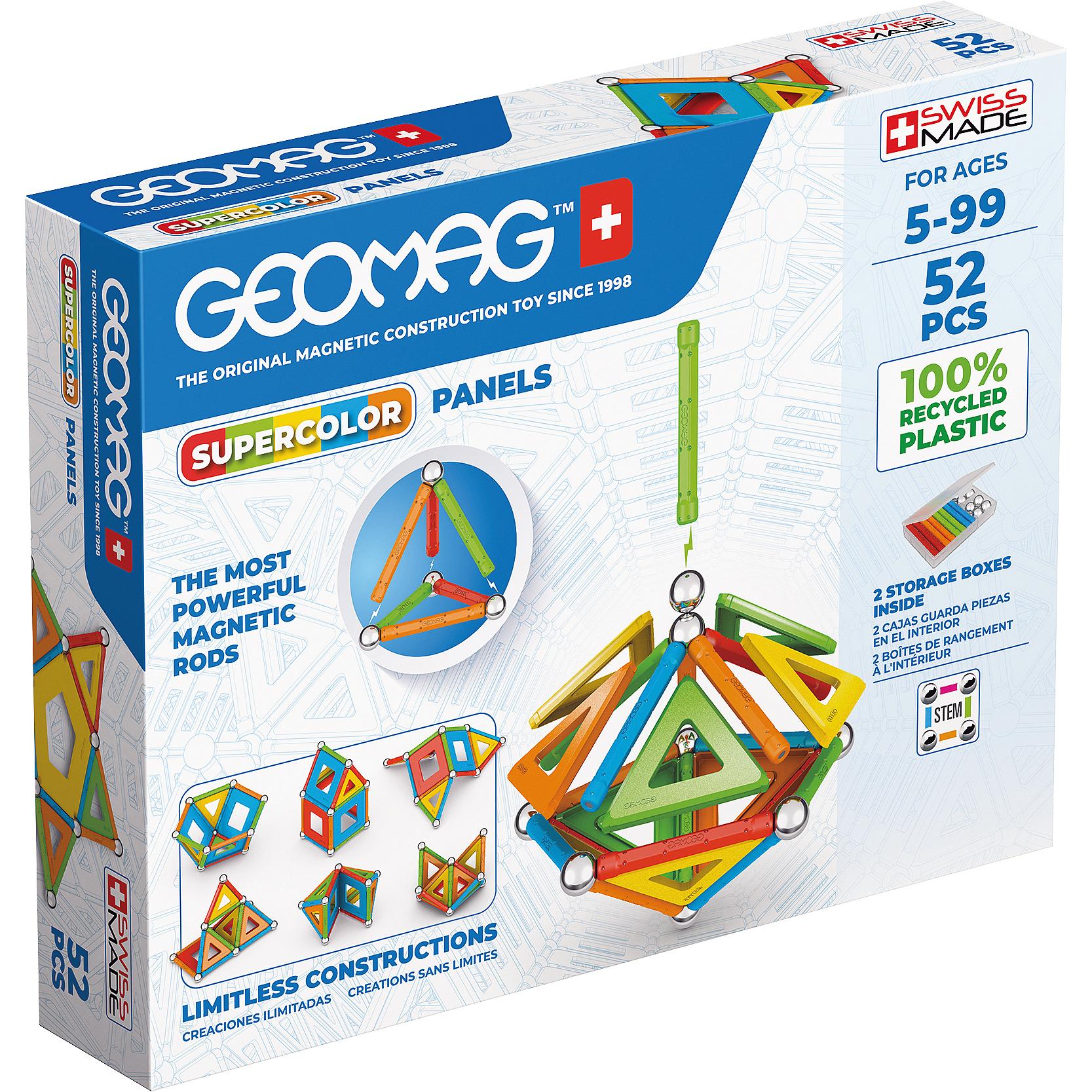 Geomag Super Color Panels recycelt