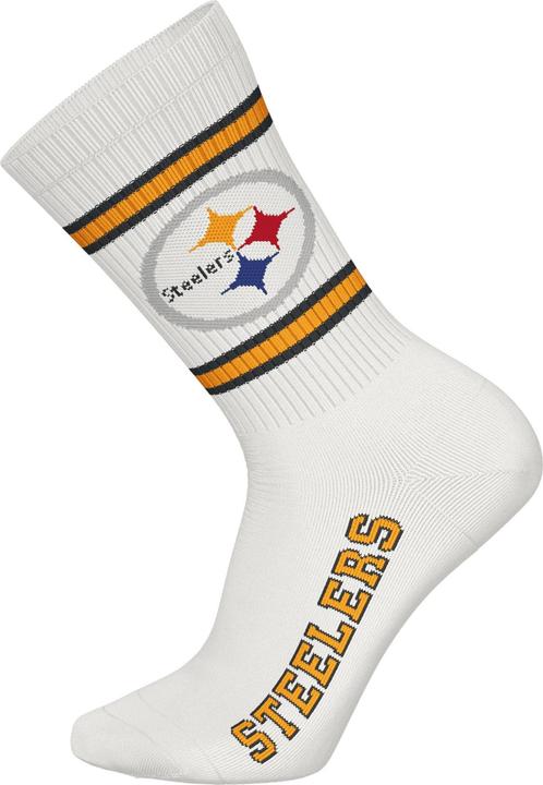Actual product image Barefoot Pittsburgh Steelers 3pk Crew Socks 39-42 (39 - 42)