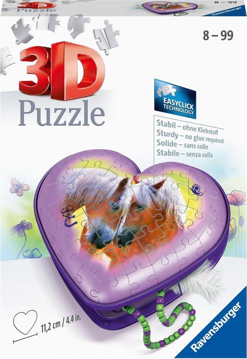 Immagine prodotto Ravensburger Cavalli Heart box (54 pezzi)