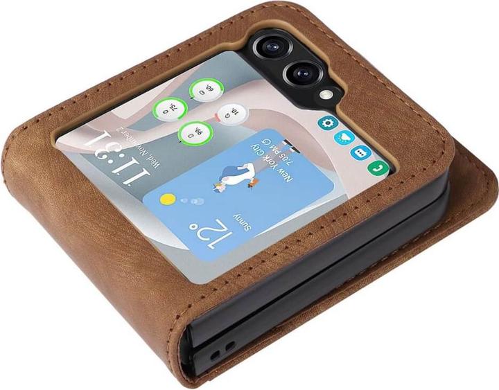 Produktbild Cover-Discount Galaxy Z Flip6 - Pratkische Hülle mit Kartenfächern (Samsung Galaxy Z Flip6)