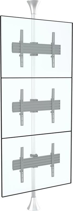 Produktbild Multibrackets Boden-Deckenhalter 3x, 40"-65", VESA 100x100 (65", 90 kg)