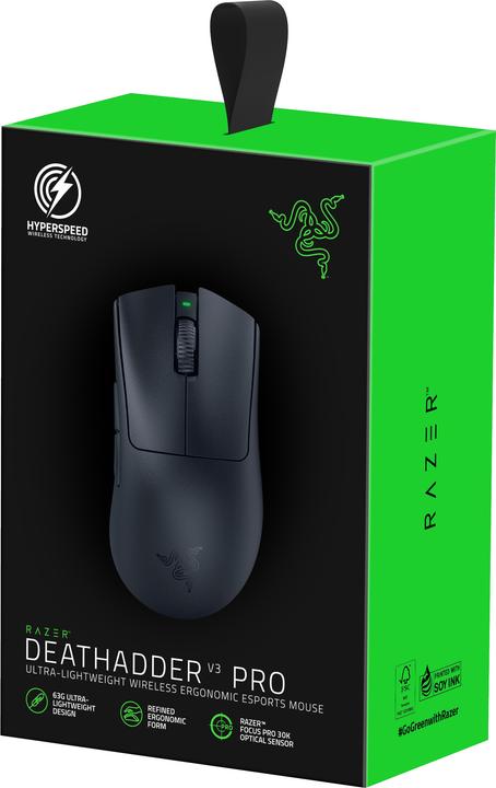 Immagine prodotto Razer DeathAdder V3 Pro (Senza fili, Cablato)