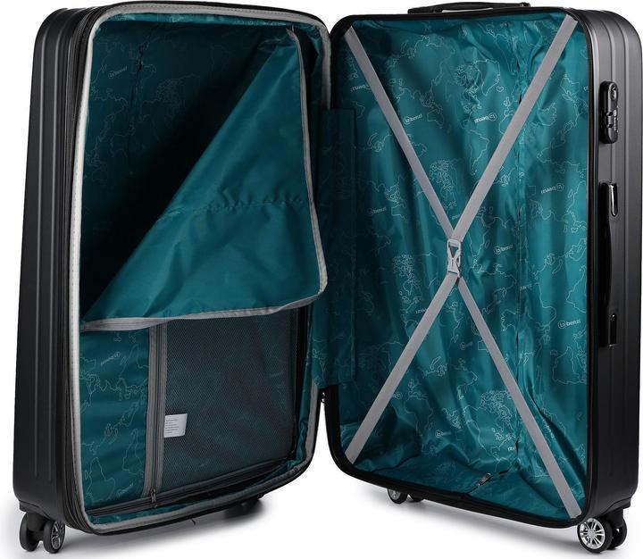 Actual product image Benzi 5493 4 Rollen Kofferset 3-teilig mit Dehnfalte (197 l)