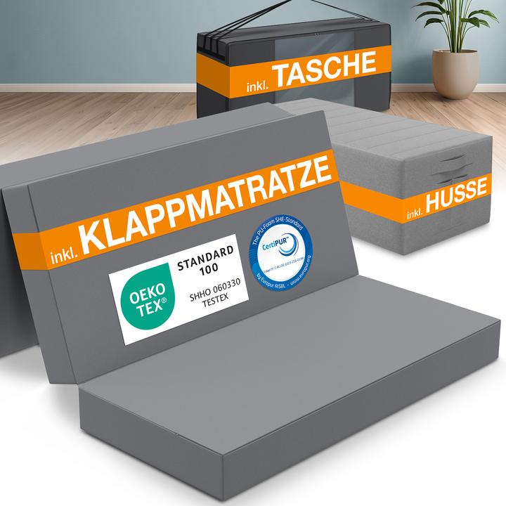 Actual product image Bestschlaf Folding mattress incl. cover & transport bag (140 x 195 cm, Foam core)