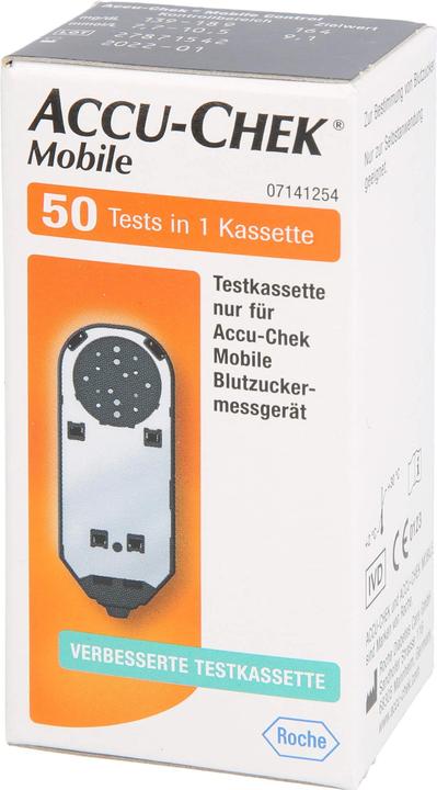 Actual product image Roche ACCU-CHEK Mobile test cassette and tests, 50 test strips