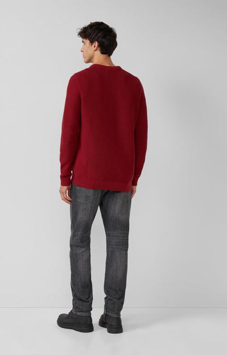 Produktbild s.Oliver Strickpullover Strickpullover aus Baumwolle mit Struktur (XL)