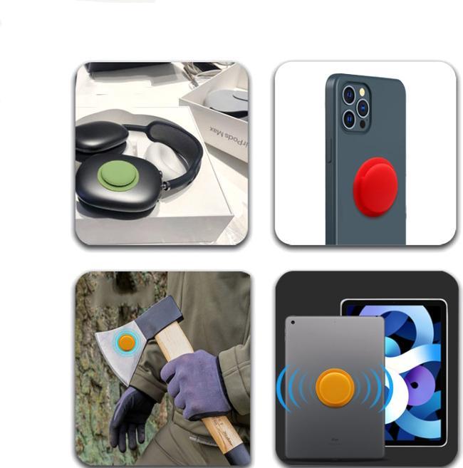 Produktbild Ueli Express Selbstklebende Apple AirTag Silikon Halterung Schwarz