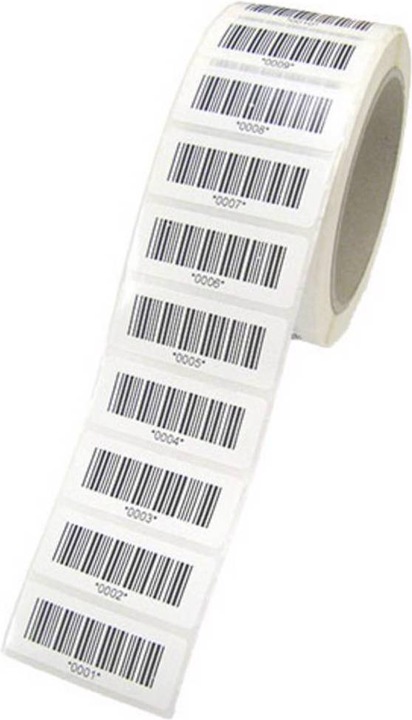 Produktbild HT Instruments Barcodeetiketten lfd. Nr. 0001 1000 Barcode Etiketten Stück auf Rolle von bis 1 St.