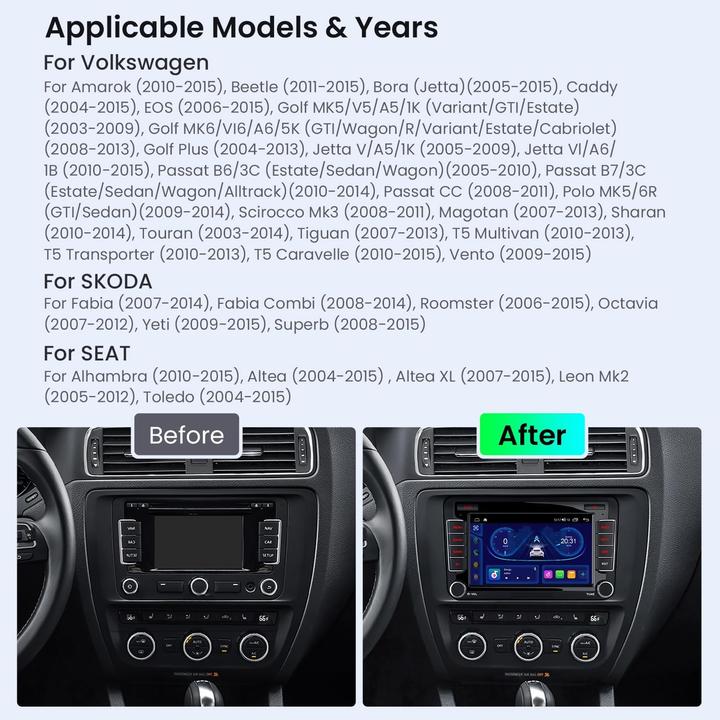 Produktbild Xtrons Android Autoradio mit Navi & 7" IPS Bildschirm (Android Auto)