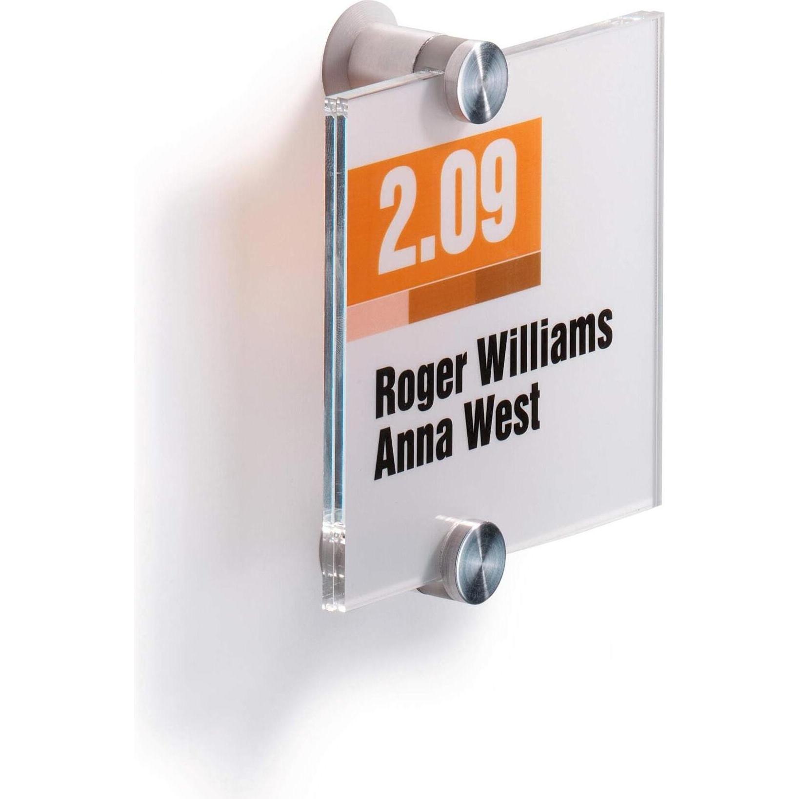 Durable, Informationsschild, Türschild CRYSTAL SIGN