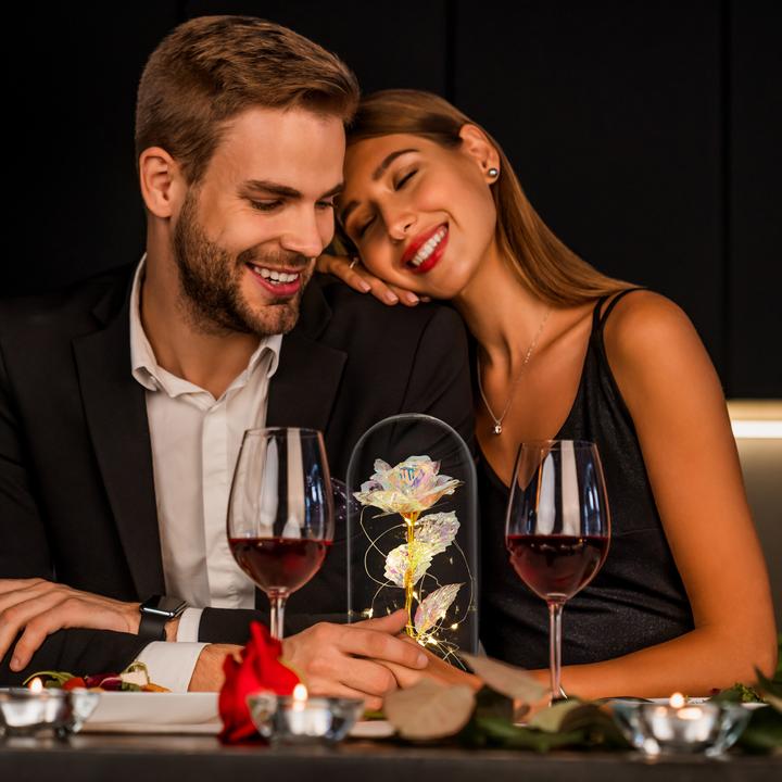 Produktbild Relaxdays Kunstrose (Infinity Blumen, 1x)