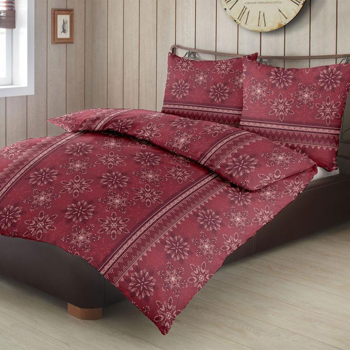 Produktbild Traumschlaf Sterne und Schneeflocken (Duvetbezug, 155x220 cm + 80x80 cm)