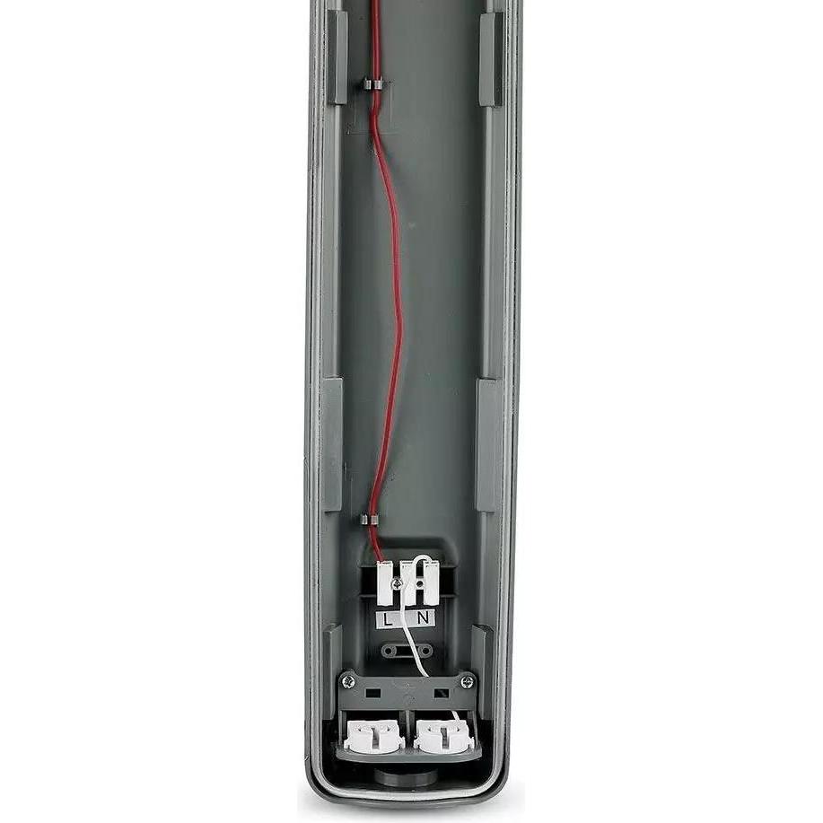 Thumbnail - V-TAC, Wandleuchte + Deckenleuchte, V TAC LED Feuchtraumleuchte 2x22W WP Lampenfassung 150 cmx2 (4000 lm)