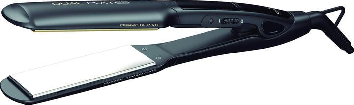 Immagine prodotto GAMA Piastra X-Wide On-Off Dual Plates, Doppia Trafila in Titanio e Ceramica, Scorrevolezza Unica, Per Ca (Piastra per capelli)