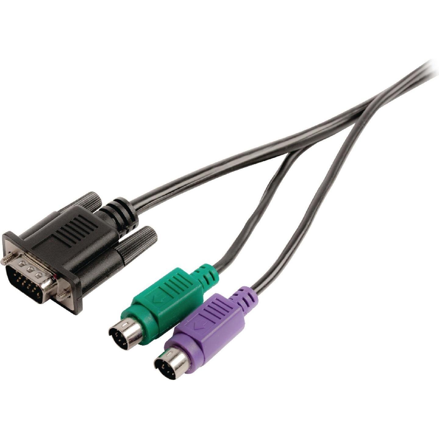 Valueline VLCP59850B20 VGA Kupplung schwarz, KVM-Switch Kabel