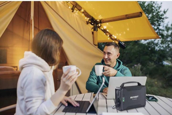 Actual product image Voltcraft VC-GP50 Powerbank 96000 mAh USB PD 2.0 LiFePO 4 Black (matt) same (96000 mAh)