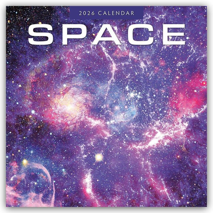 Produktbild Space 2026 Square Wall Calendar (30.5 x 30.5 cm)