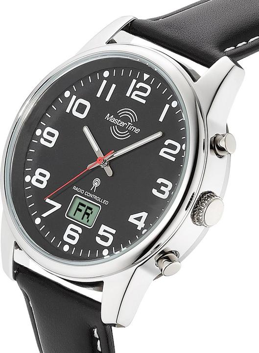 Produktbild Master Time MTGA-10816-21L Funkuhr Herrenuhr 41mm 3ATM (Funkuhr, Digitaluhr, Analoguhr, 41 mm)