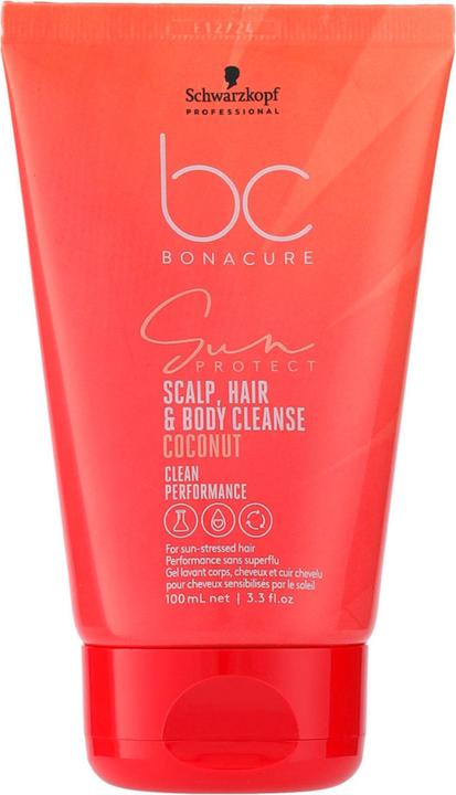 Immagine prodotto Schwarzkopf BC Sun Protect - Scap, Hair & Body Cleanse Coconut (200 ml, Shampoo liquido)