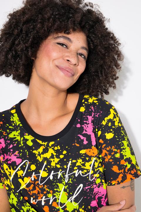 Image du produit Angel of Style T-Shirt, A-Linie, Farbspritzer, Colorful World (44)