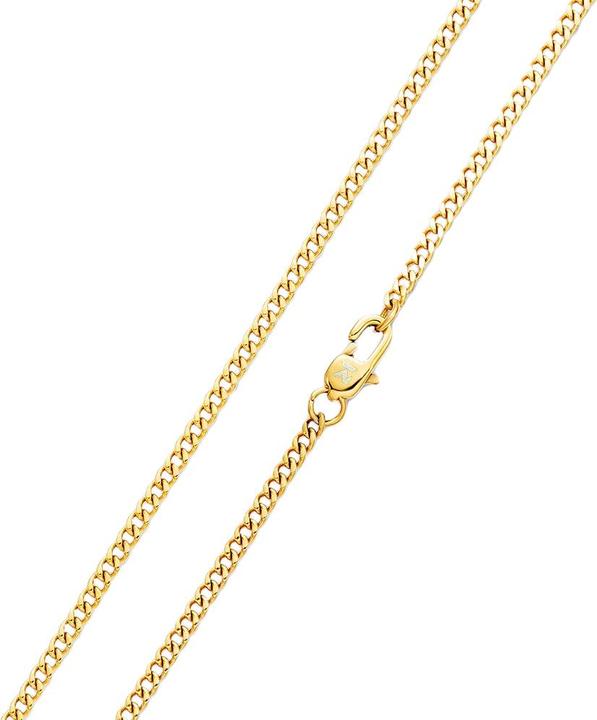 Produktbild K12 - Gold Cuban Chain - 2 mm (Chirurgenstahl 316L)