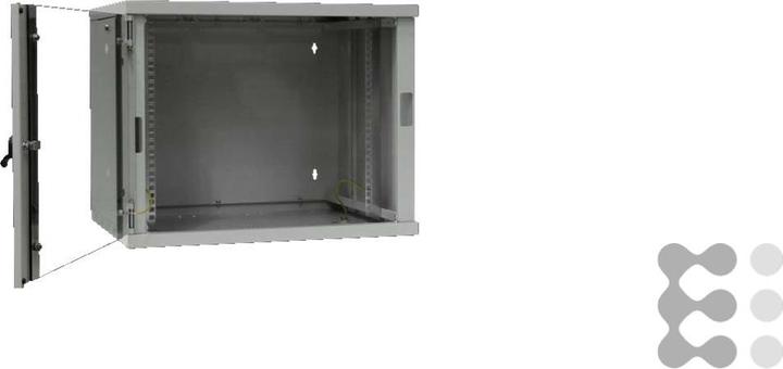 Produktbild Rittal Netzwerkwandgehäuse 9HE 477x600x500 LANCase II/9 (9 HE, 19 Zoll Rack)