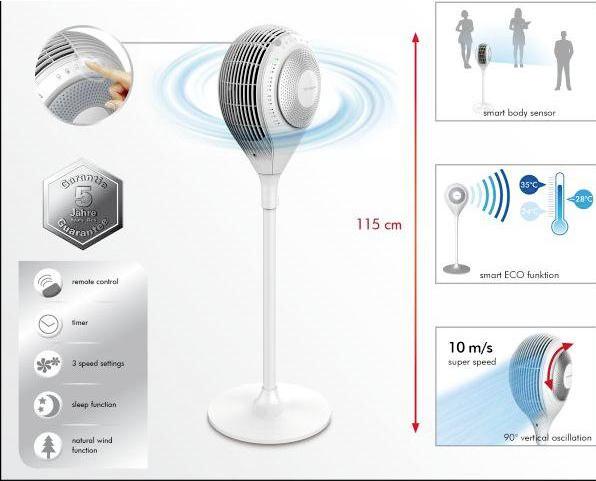 Produktbild Trisa Power Fan (49 dB)