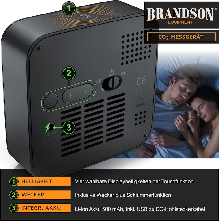 Produktbild Brandson CO2 Detector