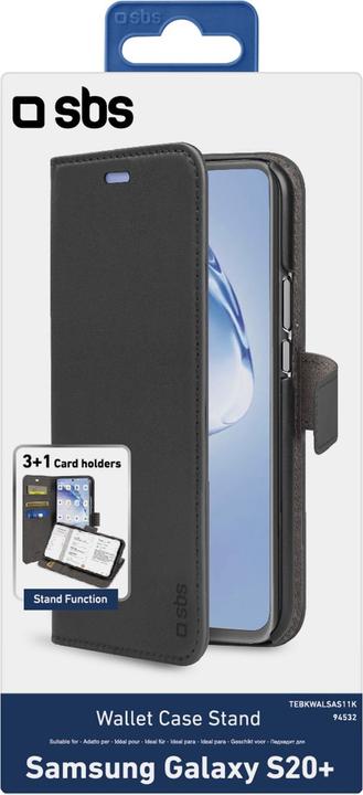 Immagine prodotto SBS Custodia a libro Wallet per Samsung Galaxy S20+ con funzione stand (Samsung Galaxy S20+)