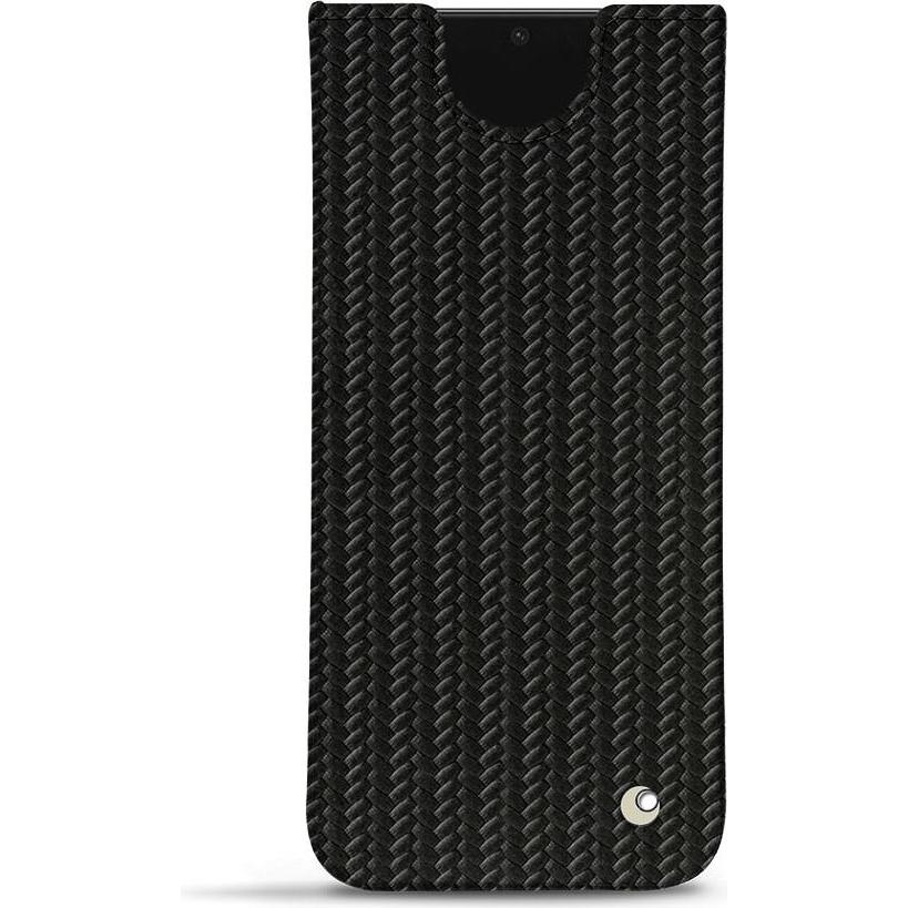 Noreve Lederschutzhülle (Samsung Galaxy S22), Smartphone Hülle, Schwarz
