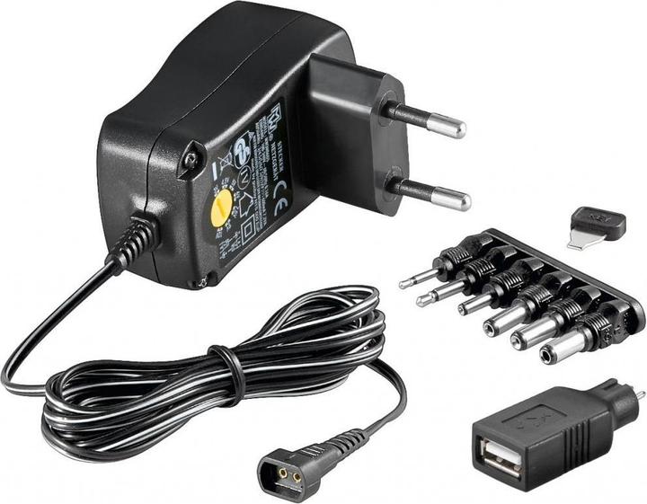 Goobay 3 V - 12 V Universal-Netzteil 0.6 A