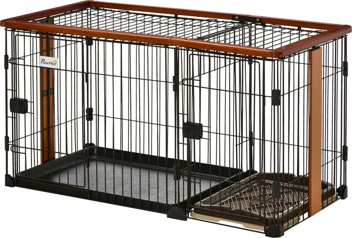 Actual product image PawHut Dog cage with tray