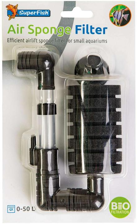 SuperFish Schaum Luftfilter, Produkttyp: Luftfilter, Grundfarbe (50 l, Süsswasser)