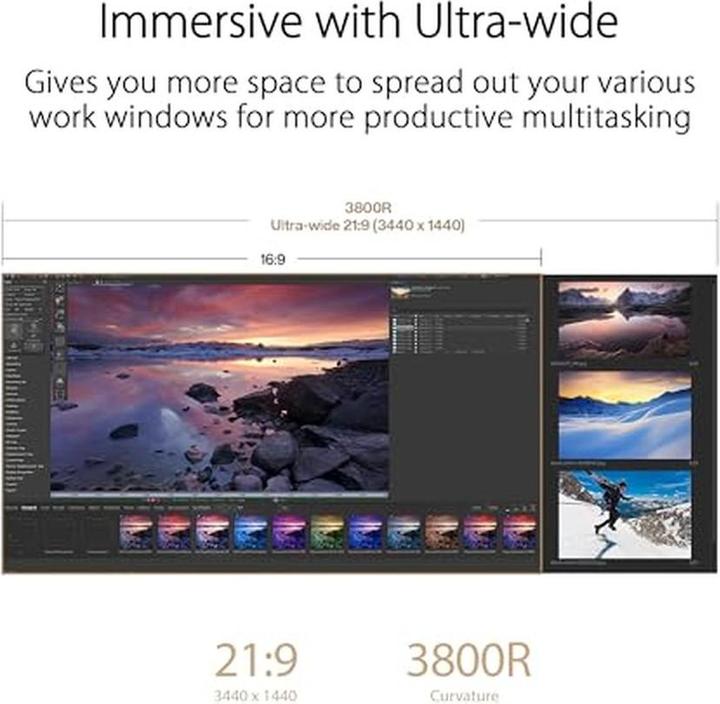 Image du produit ASUS PA34VCNV (3440 x 1440 pixels, 34.10")