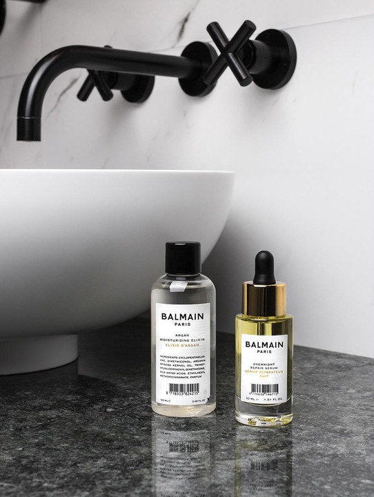 Actual product image Balmain Argan Moisturizing Elixir Revitalizing Moisturizing Serum Made From Oilkia With Argan