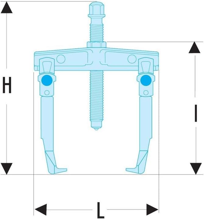 Actual product image Facom Abzieher U.14L