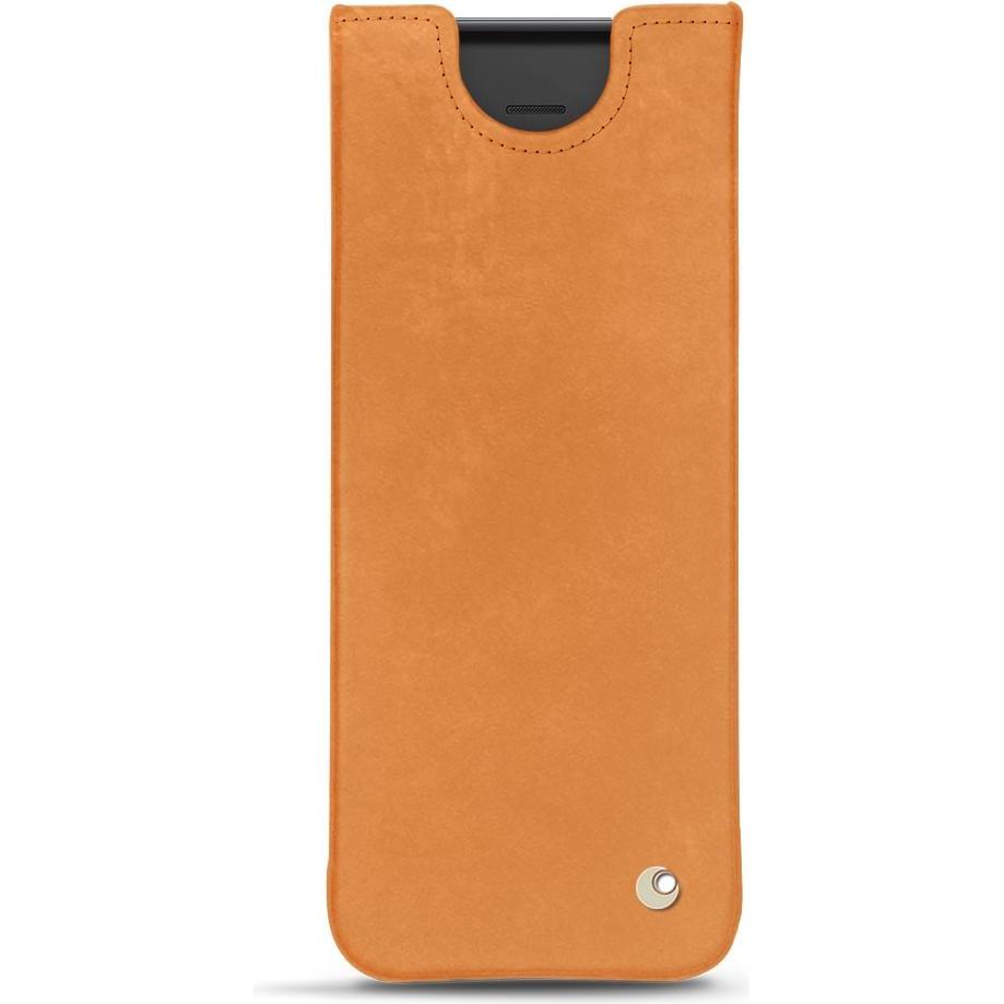 Noreve Lederschutzhülle (Samsung Galaxy Fold), Smartphone Hülle, Orange