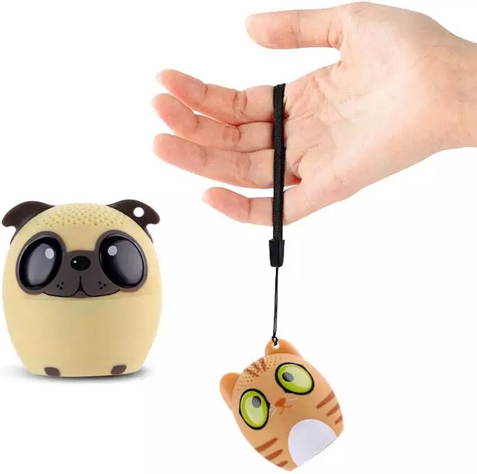 Actual product image PhoneLook Mini Speaker Speaker Lightweight Portable with Wireless Bluetooth in Animal Shape Panda Bear (2 h)