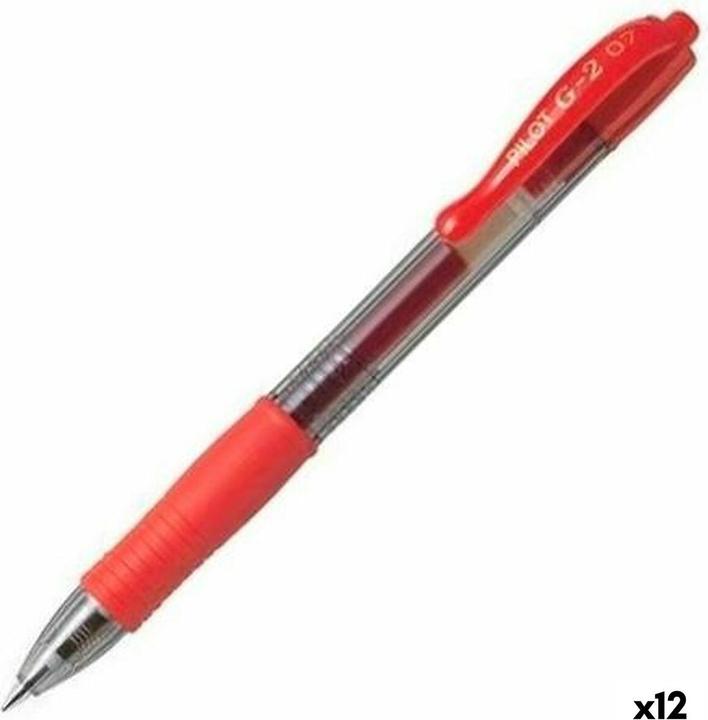 Produktbild Pilot Cf12 biros G2 0.7 (Rot, Transparent, 12 x)