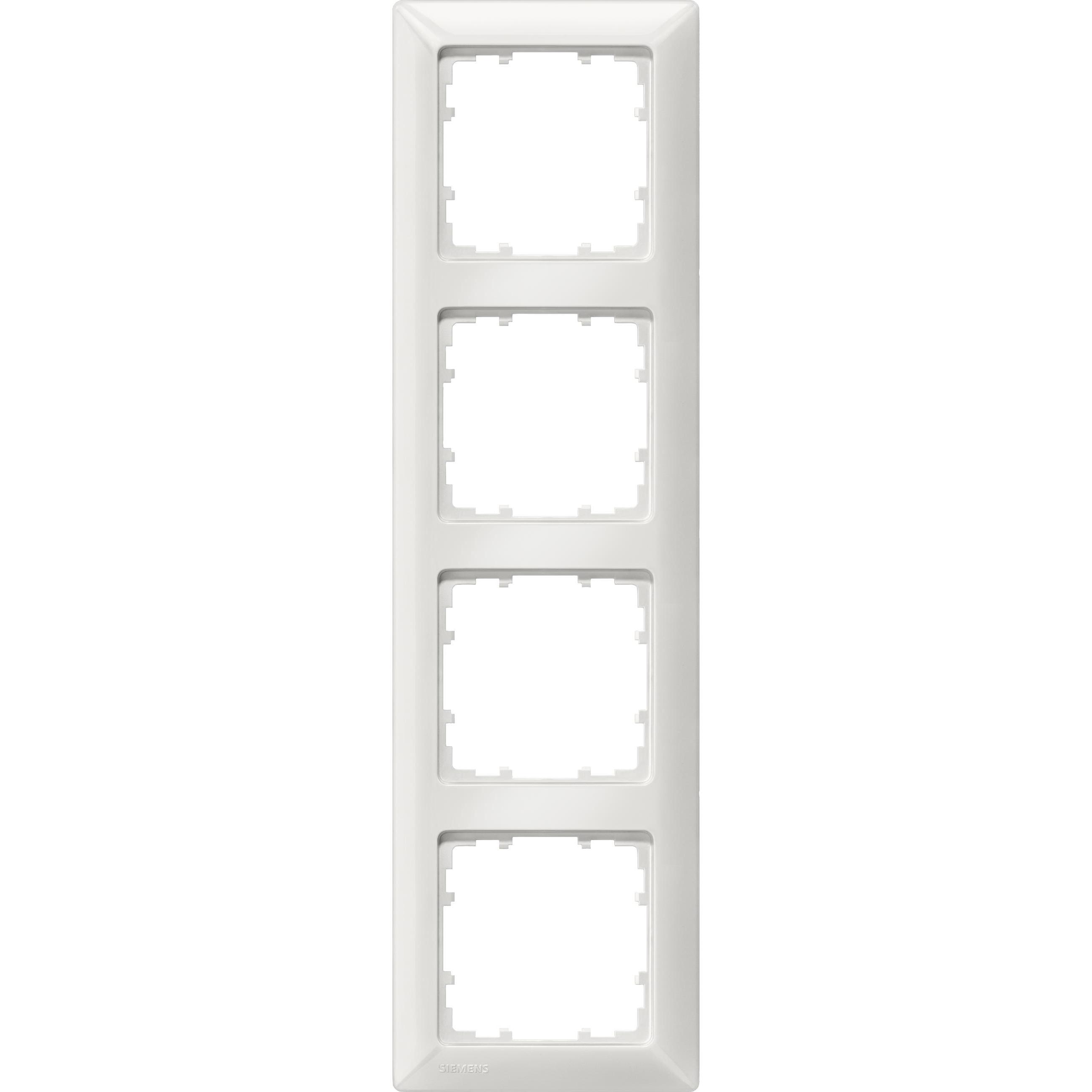 Thumbnail - Siemens, Zubehör Schalterprogramm, Rahmen 4f alu glz DELTAline Kst 5TG2554-3