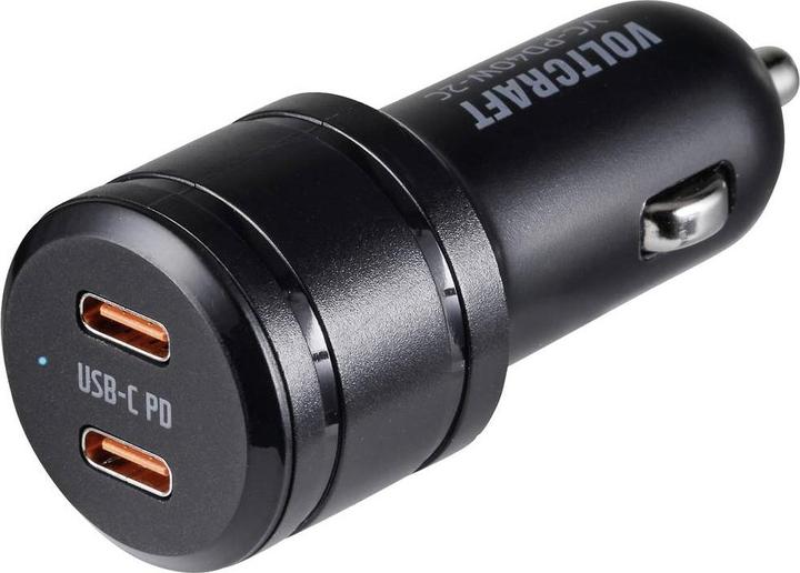 Produktbild Voltcraft VC-PD40W-2C VC-13431420 USB-Ladegerät KFZ Ausgangsstrom (max.) 3 A 2 x