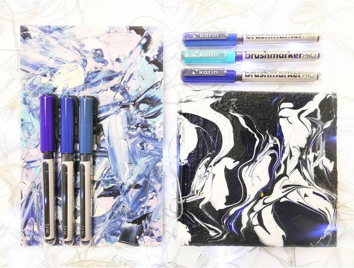 Actual product image Karin PRO - Brush Marker Display (Multicoloured, 120 x)