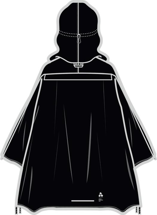 Produktbild Viking Poncho przeciwdeszczowe dla dorosłych Vesper Backpack czarne UNI