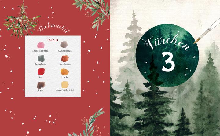 Actual product image My Advent Calendar Book: Winter Watercolour Land
