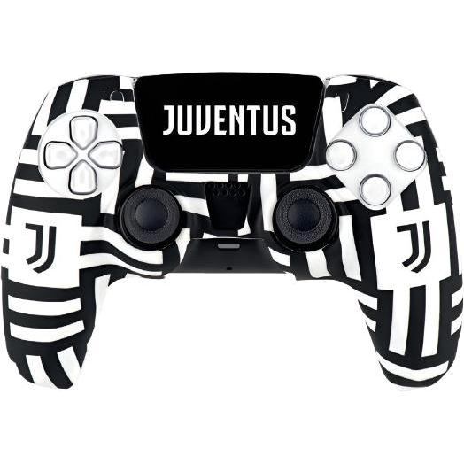 GED Controller Skin Juventus Optical (PS5) (PS5), Gaming Controller Zubehör, Weiss, Schwarz