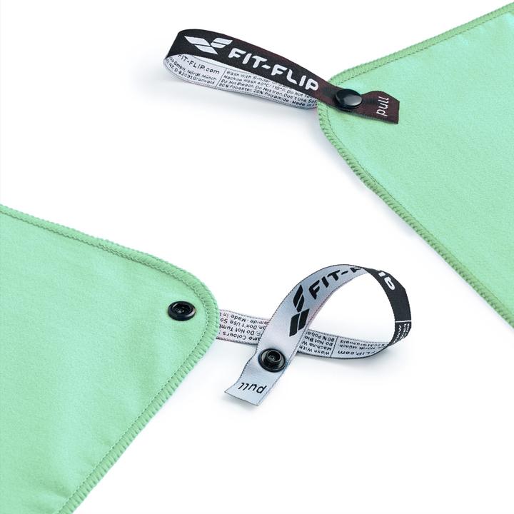 Actual product image Fit-Flip Mikrofaser Handtuch schnelltrocknend mit Tasche 80x160cm (80 x 160 cm)