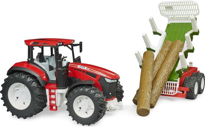 Produktbild Bruder Roadmax Traktor mit Rückeanhänger