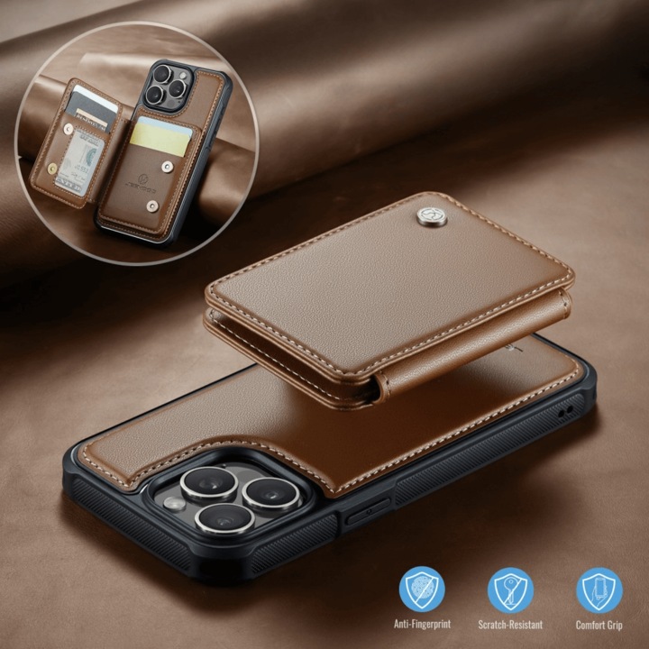 Produktbild Cover-Discount iPhone 16 Pro Max - 2-in-1 Backcover mit Kreditkarten-Etui (Apple iPhone 16 Pro Max)